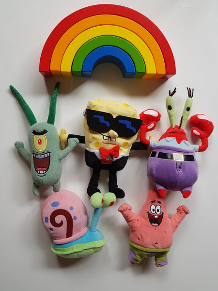 Spongebob and friends beanie teddys