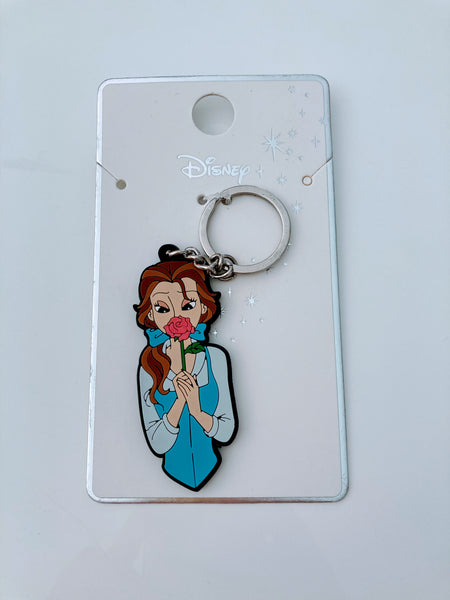 Beauty and the beast keyrings
