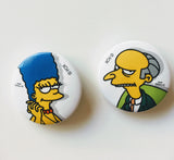 The Simpson badges